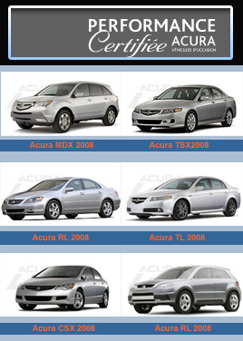 Acura certifié